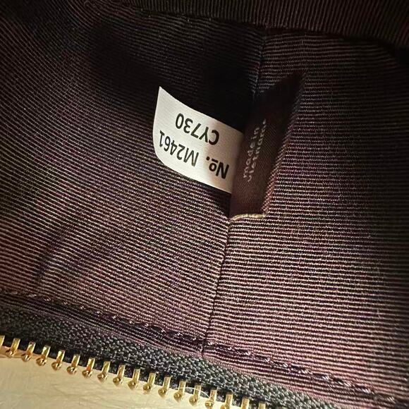 Coach Ava Crossbody Bag With Quilting In Gold/Black Leather CY730 NWT - Picture 10 of 11